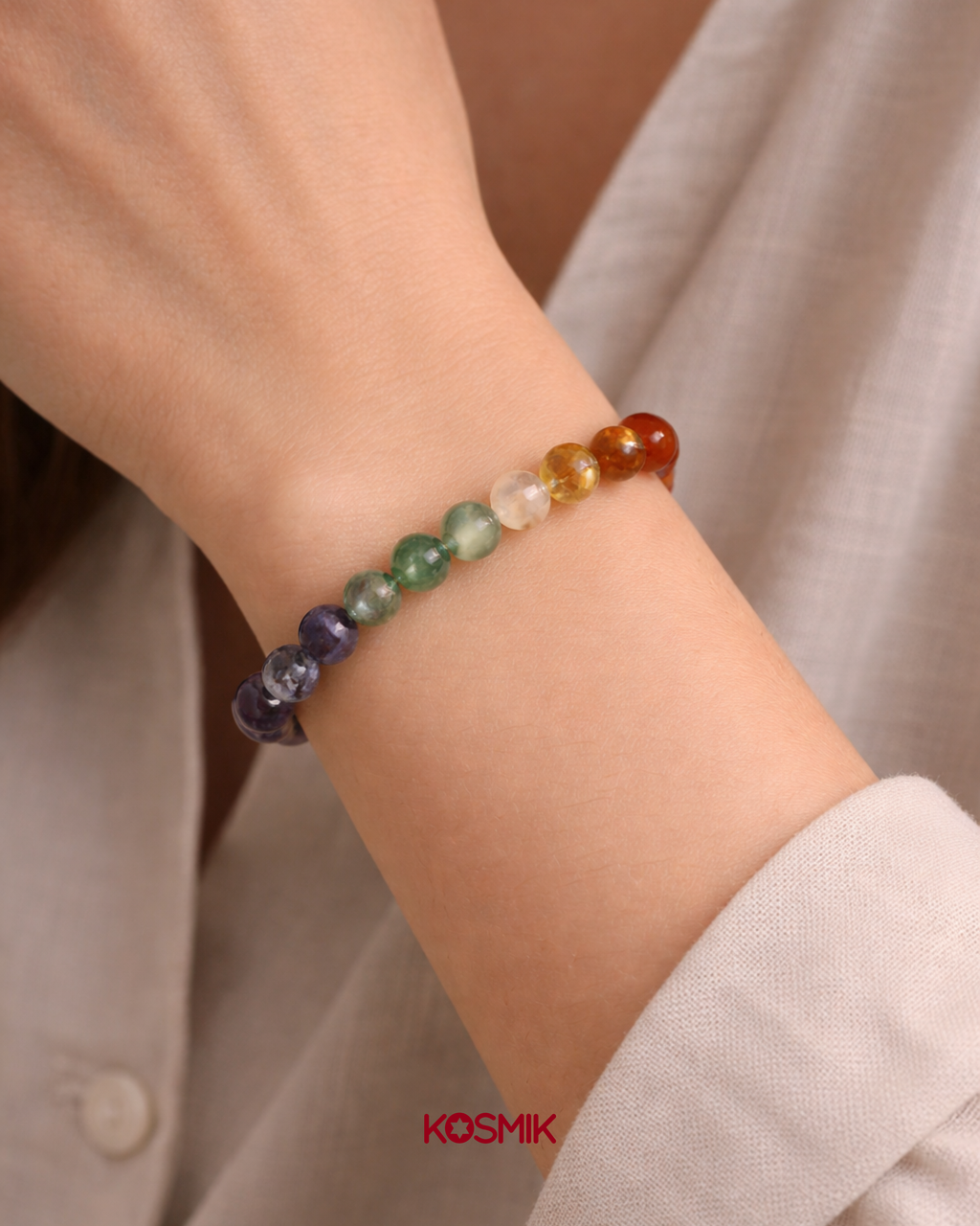 Cosmic Balance Bracelets - Chakras & Elements Healing Stones