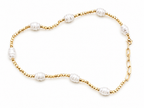 Pearl Charm Necklace Collection – Elegant Gold Detail Necklaces in 3 Styles