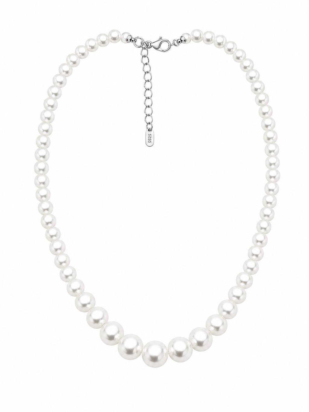 Elegant Pearl Necklace – Classic White Pearl Choker in 3 Styles