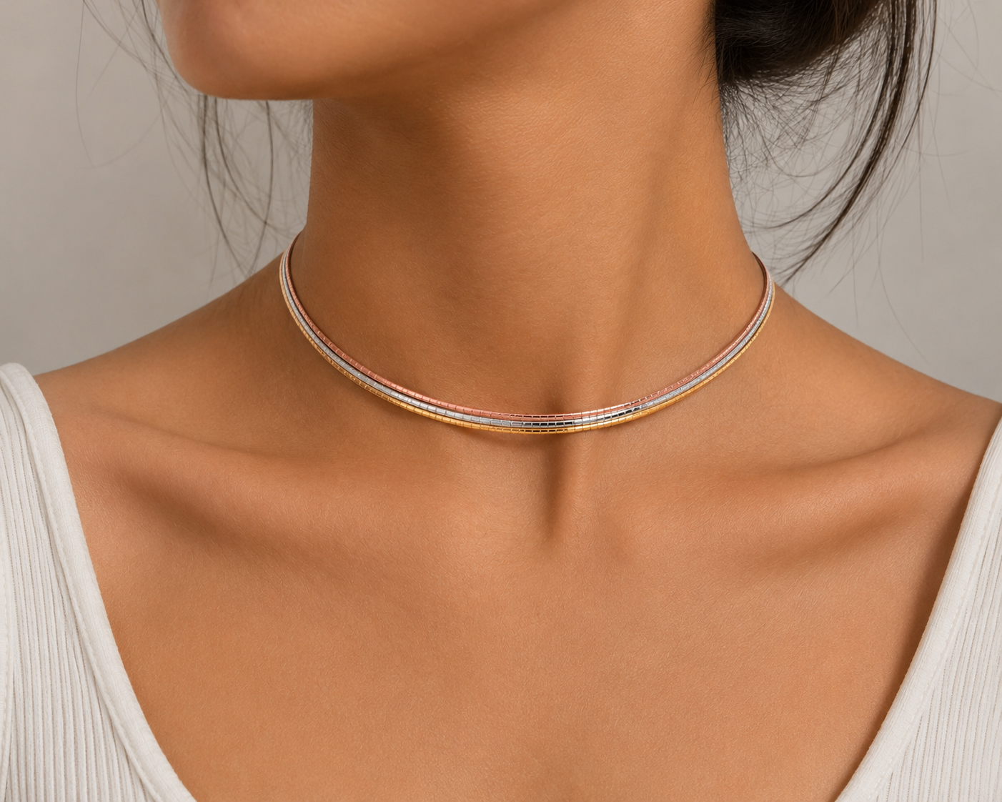 Minimal Snake Chain Necklace – Elegant Everyday Necklace in 2 Styles