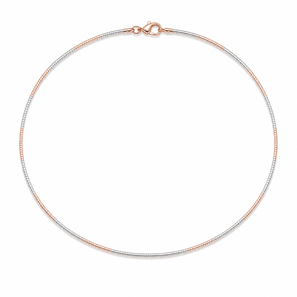 Minimal Snake Chain Necklace – Elegant Everyday Necklace in 2 Styles