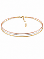 Minimal Snake Chain Necklace – Elegant Everyday Necklace in 2 Styles