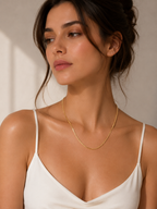 Minimal Gold Chain Necklace Collection – Elegant Layering Necklaces in 4 Styles