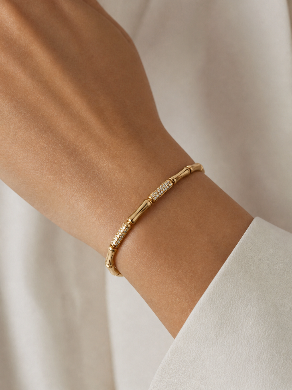18K Gold Plated Day Dream Zircon Bracelet