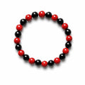 Black Obsidian Red Jasper Bracelet | Protection Strength Gemstone