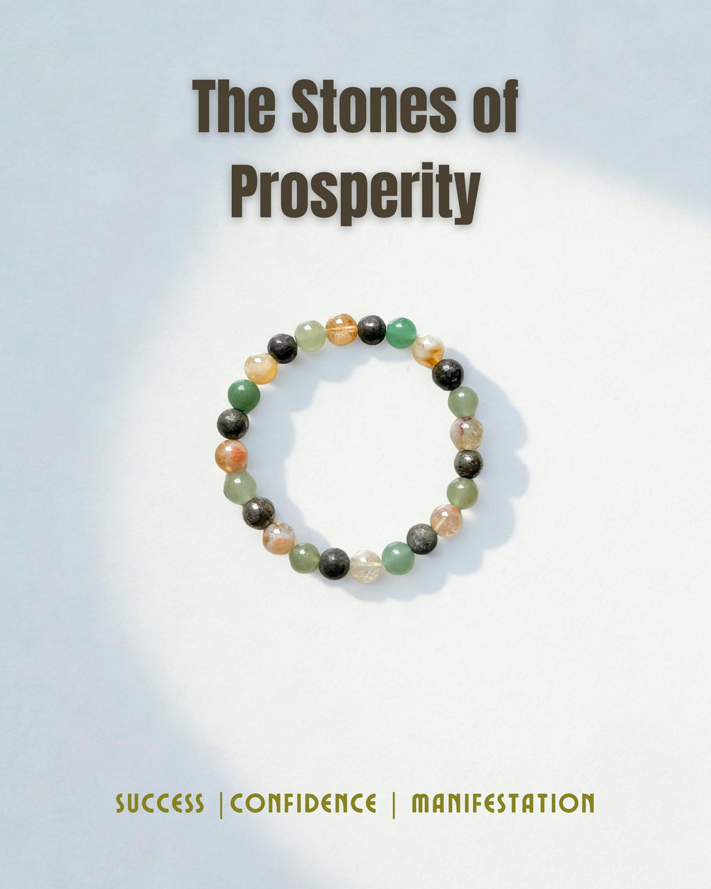 Green Aventurine Pyrite Citrine | Abundance & Success Crystal | Manifestation Gemstone Jewelry | Handmade Healing Bracelet