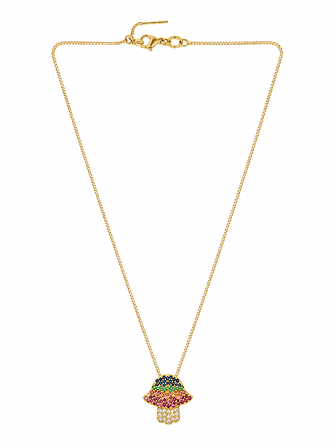Kosmik Celestial Charm Necklace Collection – 18K Gold Plated Statement Pendant Necklaces